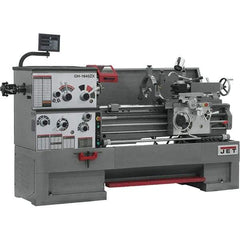 Jet - 16" Swing, 40" Between Centers, 230 Volt, Triple Phase Engine Lathe - 7MT Taper, 7-1/2 hp, 25 to 1,800 RPM, 3-1/8" Bore Diam, 40" Deep x 48" High x 97-1/2" Long - First Tool & Supply