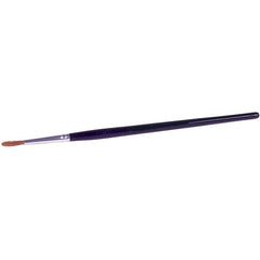 3/64″ Watercolor Brush, Red Sable, 1/4″ Trim Length, Round Handle - First Tool & Supply