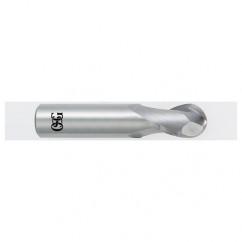 5/8" Dia. - 3" OAL - CBD - Ball End - 2 FL - First Tool & Supply