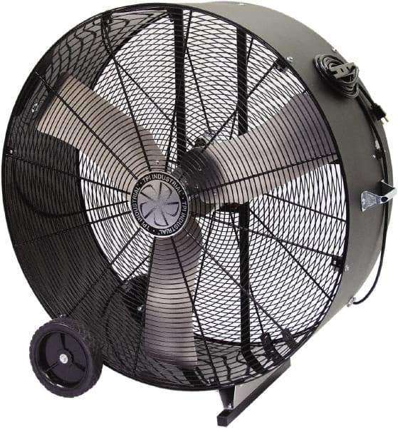 TPI - 42" Blade, Direct Drive, 1/2 hp, 9,000 CFM, Floor Style Blower Fan - 6 Amps, 120 Volts, 1 Speed, Single Phase - First Tool & Supply