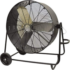 TPI - 36" Blade, Direct Drive, 1/3 hp, 6,500 & 5,400 CFM, Floor Style Blower Fan - 5.5 Amps, 120 Volts, 2 Speed, Single Phase - First Tool & Supply