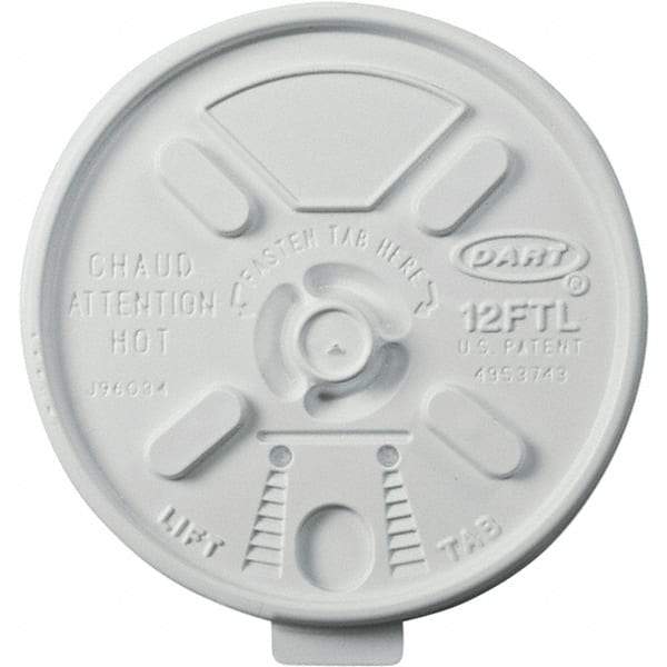 DART - Foam Lids for 10-14 oz Foam Cups - White - First Tool & Supply