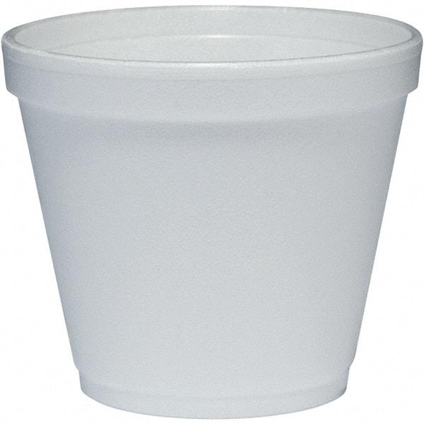 DART - Foam Food Containers, Foam, 8 oz - White - First Tool & Supply