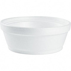 DART - Foam Food Containers, Foam, 8 oz - White - First Tool & Supply