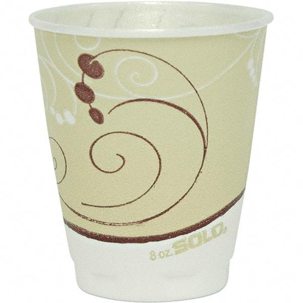 Solo - 8 oz Foam Hot/Cold Drink Cups - Tan - First Tool & Supply