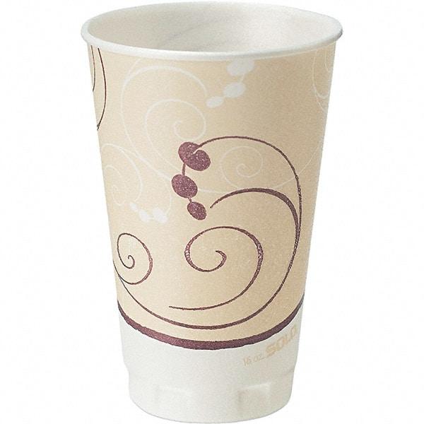 Solo - 16 oz Foam Hot/Cold Drink Cups - Tan - First Tool & Supply