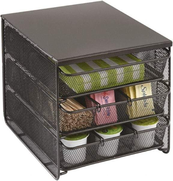 Safco - Coffee Pod Organizer - Hospitality Organizer, Black - First Tool & Supply