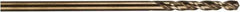 DeWALT - 5/32" 135° Cobalt Jobber Drill - Oxide/Gold Finish, Right Hand Cut, Spiral Flute, Straight Shank, 3-7/64" OAL, Pilot Point - First Tool & Supply