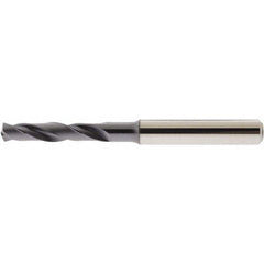 Accupro - 13/32" 140° Spiral Flute Solid Carbide Screw Machine Drill Bit - First Tool & Supply