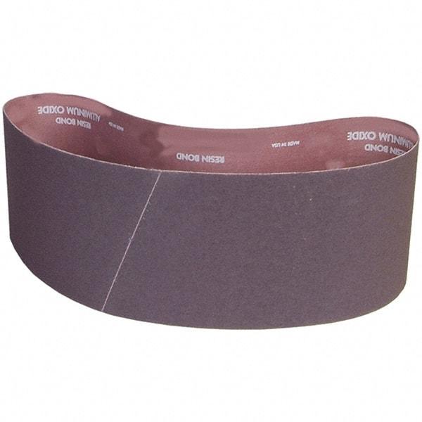 Norton - 6" Wide x 48" OAL, 100 Grit, Aluminum Oxide Abrasive Belt - Aluminum Oxide, Coated, X Weighted Cloth Backing - First Tool & Supply