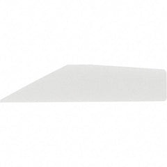 Noga - T80 Bi-Directional Ceramic Deburring Scraper Blade - Flat Blade Cross Section - First Tool & Supply