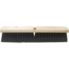 24″ Medium Sweep Floor Brush, Black Polypropylene Fill - First Tool & Supply