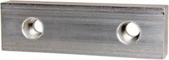 Gibraltar - 8" Wide x 2-1/2" High x 1-1/4" Thick, Flat/No Step Vise Jaw - Soft, Aluminum, Fixed Jaw, Compatible with 8" Vises - First Tool & Supply