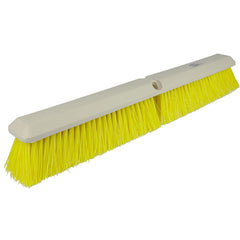 18″ - Yellow Medium Perma Sweep Broom Without Handle - First Tool & Supply