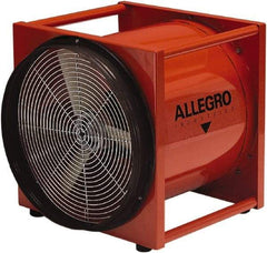 Allegro - 16" Inlet, Electric AC Axial Blower - 1.5 hp, 4,839 CFM (Free Air), Explosion Proof, 230 Max Voltage Rating - First Tool & Supply