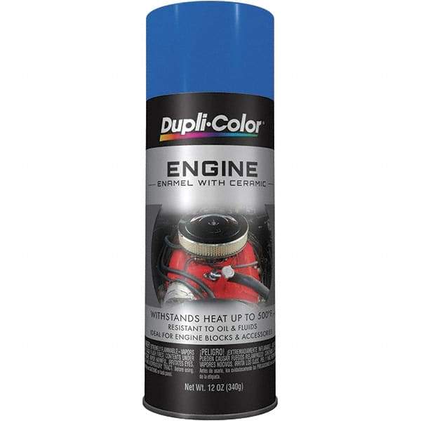 Krylon - 12 oz Old Ford Blue Automotive Heat Resistant Paint - High Gloss Finish, Comes in Aerosol Can - First Tool & Supply