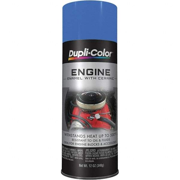 Krylon - 12 oz Ford Blue Automotive Heat Resistant Paint - High Gloss Finish, Comes in Aerosol Can - First Tool & Supply