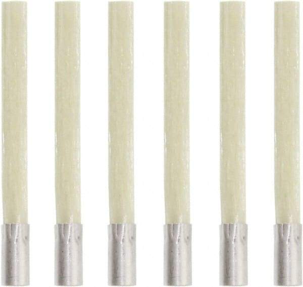 Value Collection - Glass Fiber Scratch Brush Tip Refill - 4-45/64" Brush Length, 4-45/64" OAL, 1-13/64" Trim Length - First Tool & Supply
