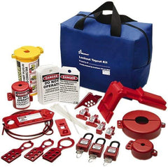 Ability One - 39 Piece Electrical & Valve Lockout Kit - Keyed Differently, Comes in Carrying Case - First Tool & Supply