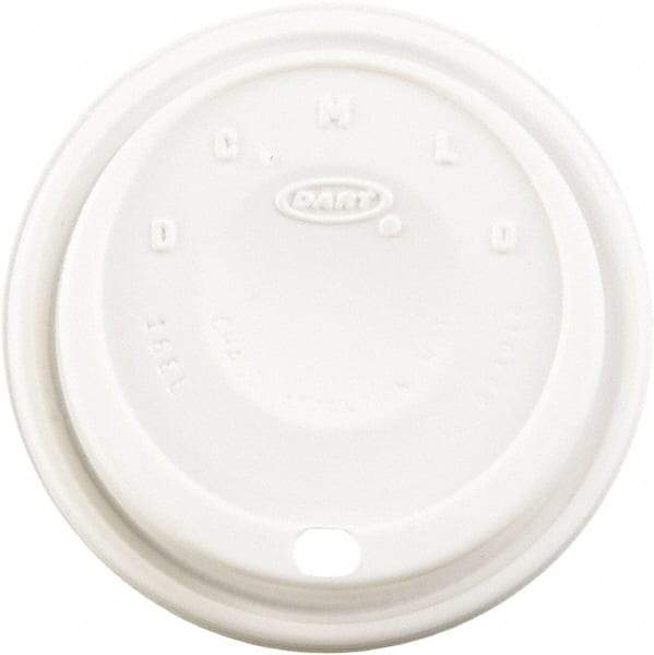 DART - Cappuccino Dome Sipper Lids, Fits 12-24 oz Cups, 1000/Carton - White - First Tool & Supply