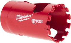 Milwaukee Tool - 1-1/8" Diam, 1-1/2" Cutting Depth, Hole Saw - Diamond Grit Saw, Continuous Edge - First Tool & Supply