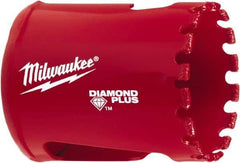 Milwaukee Tool - 1-1/2" Diam, 1-1/2" Cutting Depth, Hole Saw - Diamond Grit Saw, Continuous Edge - First Tool & Supply