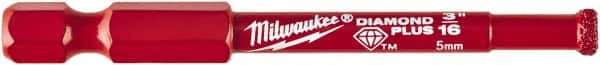 Milwaukee Tool - 3/16" Diam, 1-1/2" Cutting Depth, Hole Saw - Diamond Grit Saw, Continuous Edge - First Tool & Supply