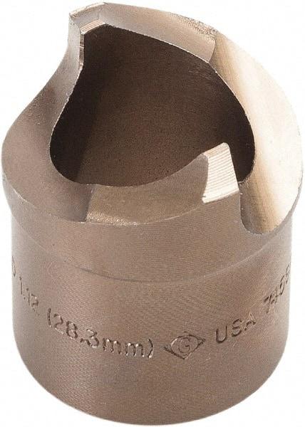 Greenlee - 3/4" Conduit Round Punch - 1.11" Hole Diam - First Tool & Supply