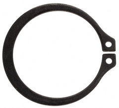 Rotor Clip - 63/64" Shaft Diam, 0.926" Groove Diam, Spring Steel External SH Style Retaining Ring - First Tool & Supply