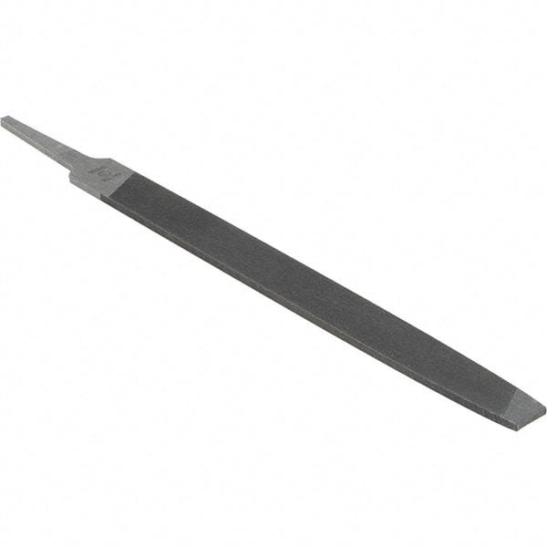 Value Collection - 8" Long, Smooth Cut, Mill American-Pattern File - Single Cut, 9/64" Overall Thickness - First Tool & Supply