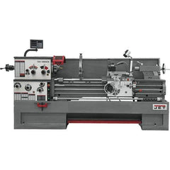 Jet - 16" Swing, 60" Between Centers, 230 Volt, Triple Phase Engine Lathe - 7MT Taper, 7-1/2 hp, 25 to 1,800 RPM, 3-1/8" Bore Diam, 44-1/2" Deep x 65-1/2" High x 117" Long - First Tool & Supply