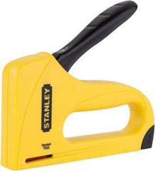 Stanley - Manual Staple Gun - 1/4, 5/16, 3/8" Staples, Yellow & Black, ABS - First Tool & Supply