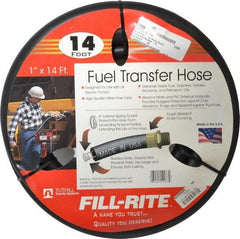 Tuthill - 1" ID x 1.45" OD x 14' OAL, NPT Petroleum Transfer Hose - -30 to 140°F - First Tool & Supply