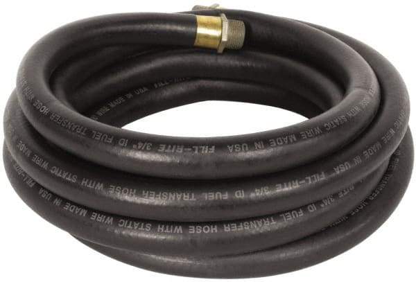 Tuthill - 3/4" ID x 3/4" OD x 20' OAL, NPT Petroleum Transfer Hose - -30 to 140°F - First Tool & Supply