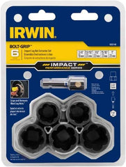 Irwin - 6 Piece Bolt Extractor Set - Clam Shell - First Tool & Supply