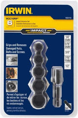 Irwin - 6 Piece Bolt Extractor Set - Clam Shell - First Tool & Supply