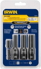 Irwin - 4 Piece Bolt Extractor Set - Clam Shell - First Tool & Supply