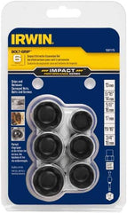 Irwin - 6 Piece Bolt Extractor Set - Magnetic Rail - First Tool & Supply