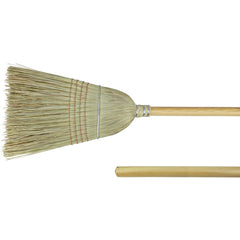 18″ - Corn & Fiber Medium Upright Broom - First Tool & Supply