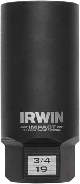 Irwin - 3/8" Drive Reverse Spiral Flute Hex Bolt Remover - 1/4" Hex, 2-1/2" OAL - First Tool & Supply