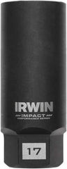 Irwin - 3/8" Drive Reverse Spiral Flute Hex Bolt Remover - 1/4" Hex, 2-1/2" OAL - First Tool & Supply