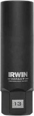 Irwin - 3/8" Drive Reverse Spiral Flute Hex Bolt Remover - 1/4" Hex, 2-1/2" OAL - First Tool & Supply