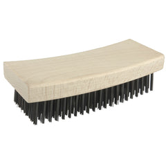 Block Type Scratch Brush, .012 Steel Fill, Curved Face - First Tool & Supply