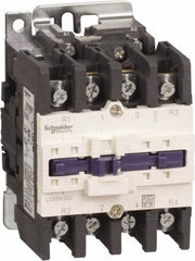 Schneider Electric - 4 Pole, 110 Coil VAC at 50/60 Hz, 80 Amp at 440 VAC, Nonreversible IEC Contactor - Bureau Veritas, CCC, CSA, CSA C22.2 No. 14, DNV, EN/IEC 60947-4-1, EN/IEC 60947-5-1, GL, GOST, LROS, RINA, RoHS Compliant, UL 508, UL Listed - First Tool & Supply