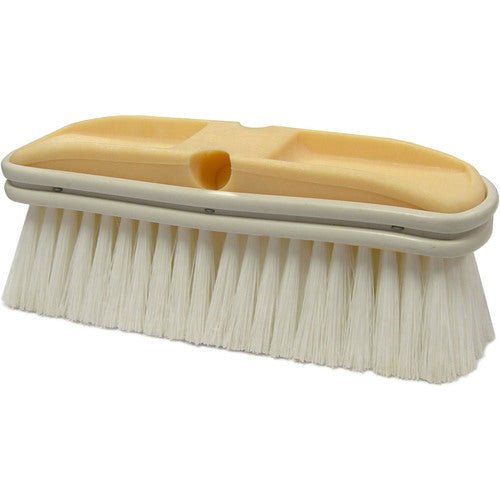 9 1/2″ × 2 3/4″ - Flagged White Polystyrene Truck Wash Industrial Hand Brush - First Tool & Supply