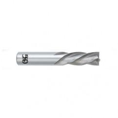 1 Dia. x 4 Overall Length 4-Flute Square End Solid Carbide SE End Mill-Round Shank-Center Cutting-Uncoated - First Tool & Supply