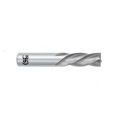 1 Dia. x 4 Overall Length 4-Flute Square End Solid Carbide SE End Mill-Round Shank-Center Cutting-Uncoated - First Tool & Supply