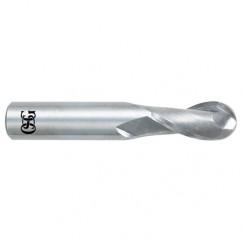 7/32" Dia. - 2-1/2" OAL - Bright CBD - Ball End SE EM - 2 FL - First Tool & Supply