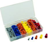 158 Pc. Wire Nut Assortment - Flame-Retardant Polypropylene Shell - First Tool & Supply