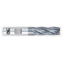 3/4 x 3/4 x 3/4 x 2-7/8 3 Fl HSS-CO Roughing Non-Center Cutting End Mill -  TiCN - First Tool & Supply